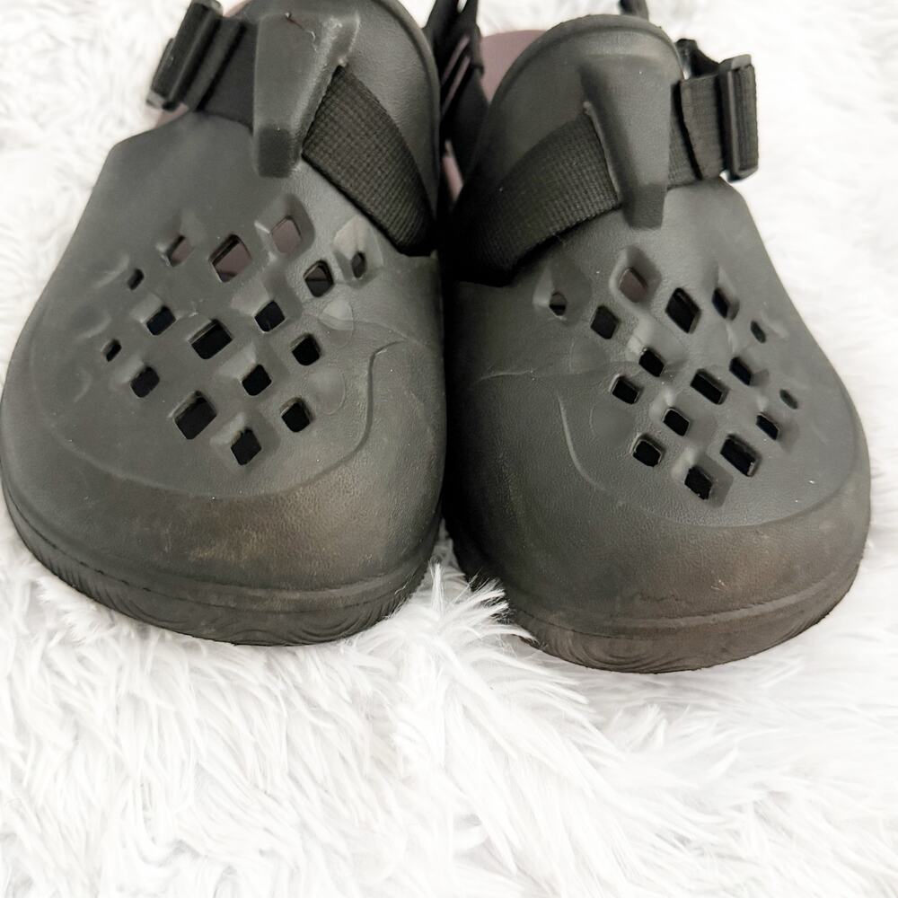 CHACO | Chillos Clog Black Purple Rubber Vent Slingback Adjustable | Size 8 - Picture 3 of 6